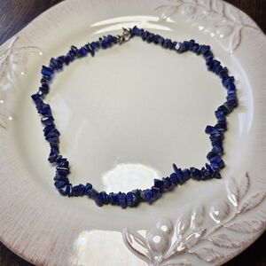 Genuine Natural Lapis Lazuli Stone Necklace